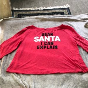 Santa pj shirt